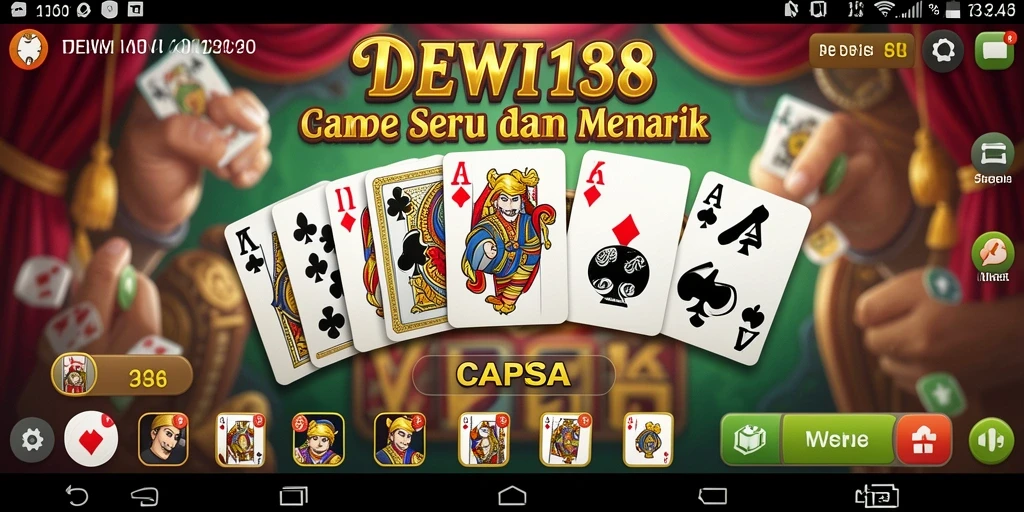 Tampilan antarmuka DEWI138 yang menarik dan intuitif.