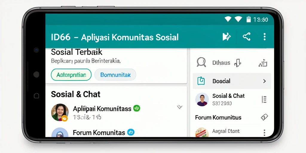 Tampilan antarmuka ID66 yang menarik dan fungsional.