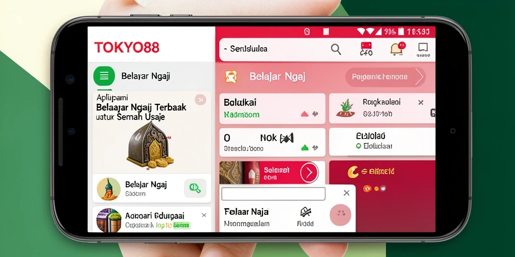 Antarmuka TOKYO88 yang intuitif dan ramah pengguna dalam belajar ngaji.