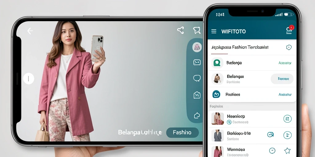 Tampilan antarmuka WIFITOTO yang memudahkan pengguna saat berbelanja fashion.