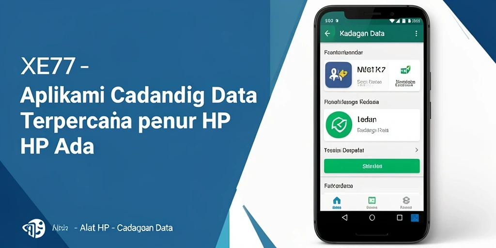 Antarmuka aplikasi XE77 yang sederhana dan fungsional.